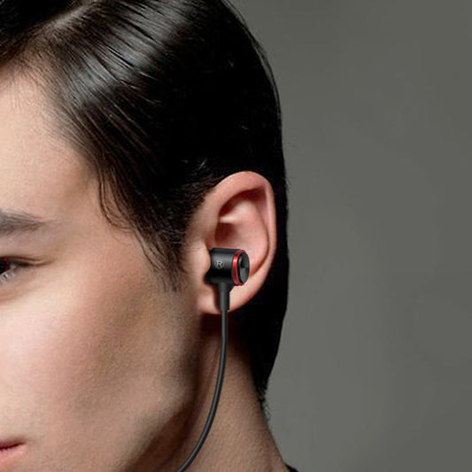 HKM-181779 Metal In-Ear Headset with Enhanced Bass and 10mm Drivers for Mobile Devices