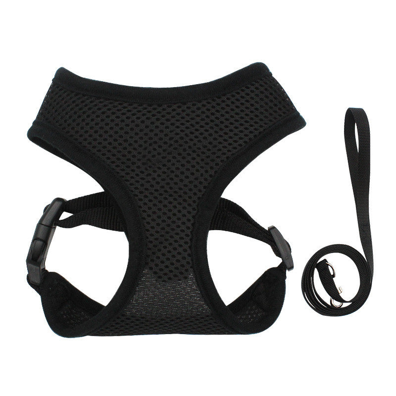 HKM-1818045 Breathable Mesh Reflective Dog Harness with Adjustable Chest Strap