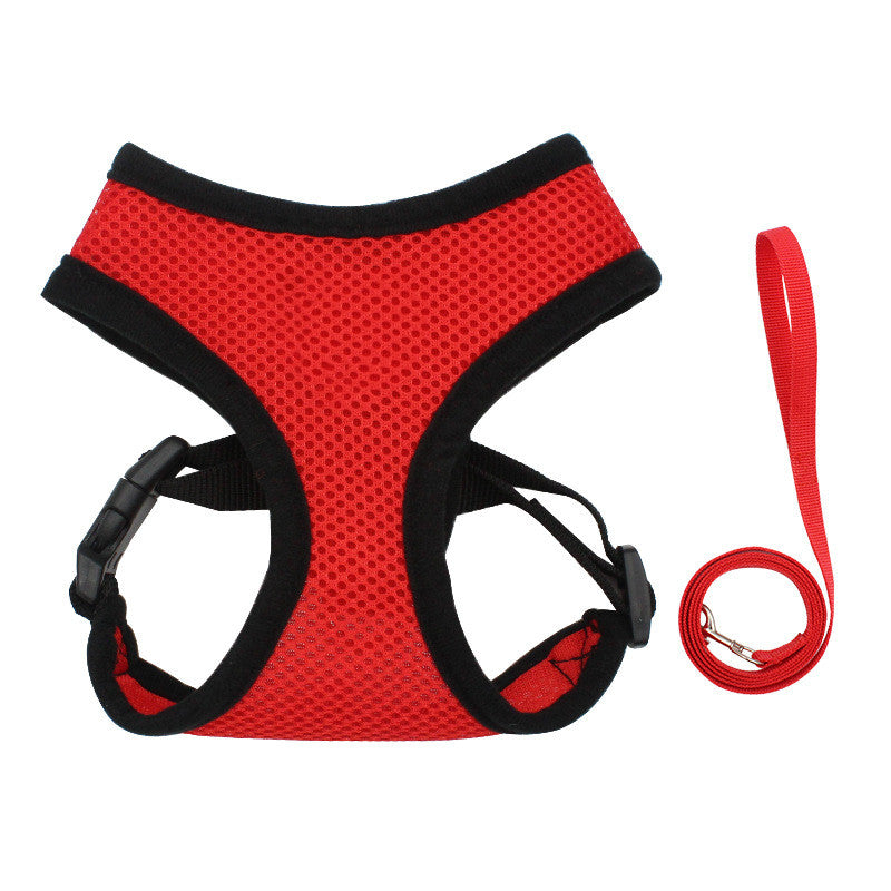 HKM-1818045 Breathable Mesh Reflective Dog Harness with Adjustable Chest Strap