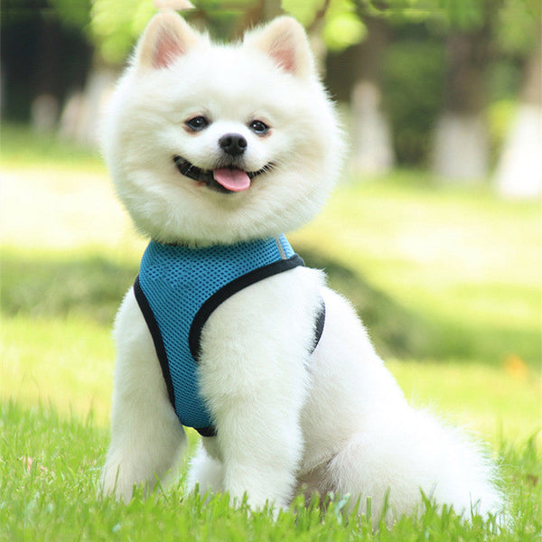HKM-1818045 Breathable Mesh Reflective Dog Harness with Adjustable Chest Strap