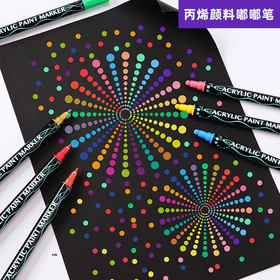 HKM-182035 Permanent 1.0mm Acrylic Painter Marker for Graffiti Art