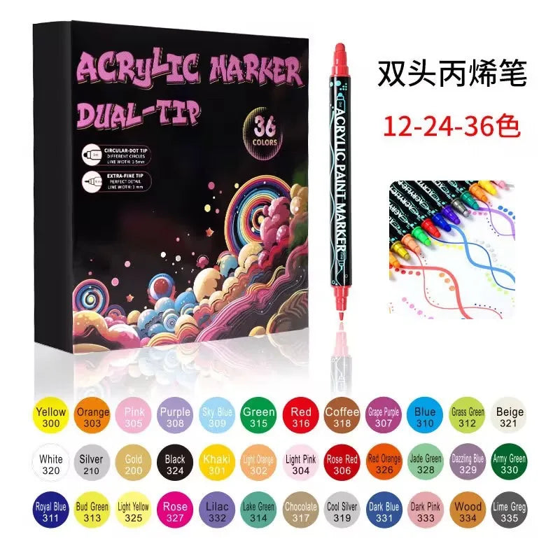HKM-182035 Permanent 1.0mm Acrylic Painter Marker for Graffiti Art