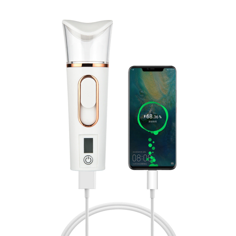 HKM-182163 Portable Nano Spray Moisturizer with Skin Measurement Feature for Face Care