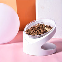 HKM-1822013 Elevated Cat Food Bowl with Anti-Vomit Tilt for Comfortable Feeding and Neck Protection