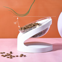 HKM-1822013 Elevated Cat Food Bowl with Anti-Vomit Tilt for Comfortable Feeding and Neck Protection