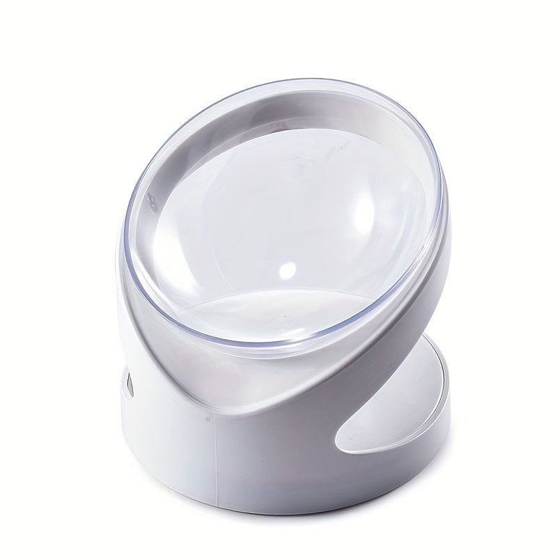 HKM-1822013 Elevated Cat Food Bowl with Anti-Vomit Tilt for Comfortable Feeding and Neck Protection