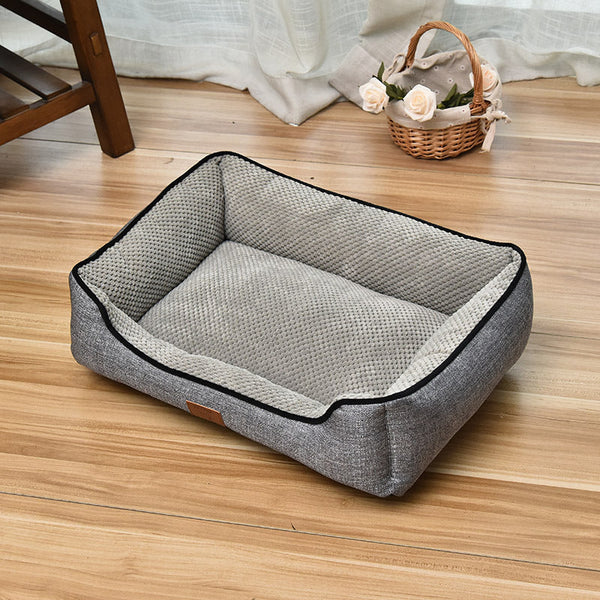 HKM-1822781 Removable and Washable Dog Kennel - Available in Multiple Sizes and Gray Color