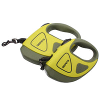 HKM-1824317 Retractable Dog Traction Rope with Light - Scalable, Available in Black & White, Green, Red, Lengths of 3m & 5m