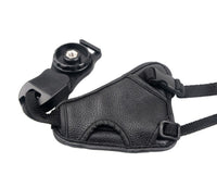 HKM-182483 Universal Non-Slip Triangle Wrist Strap for SLR and Micro Single Cameras, Adjustable 20KG Capacity, Black PU Material