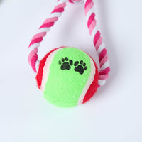 HKM-1825341 Durable Cotton String Dog Toy for Medium to Large Dogs - 38cm in Red, White, and Blue