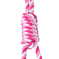 HKM-1825341 Durable Cotton String Dog Toy for Medium to Large Dogs - 38cm in Red, White, and Blue