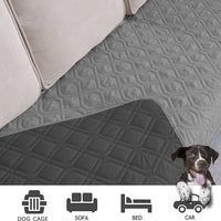 HKM-1825981 Reversible Waterproof Pet Blanket for Dogs - Soft Sofa and Couch Cover, Washable, Furniture Protector