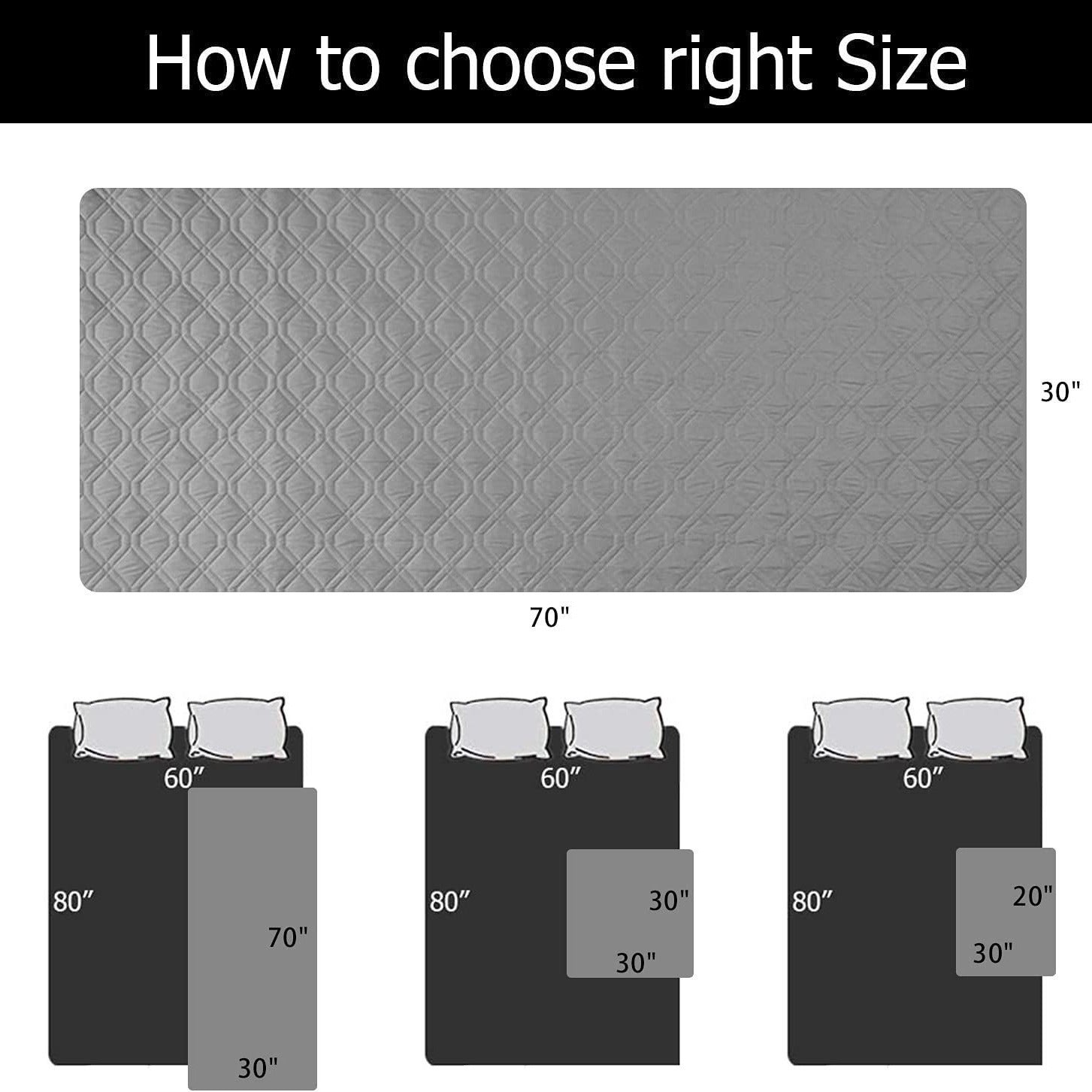 HKM-1825981 Reversible Waterproof Pet Blanket for Dogs - Soft Sofa and Couch Cover, Washable, Furniture Protector