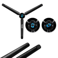 HKM-182611 Aluminum Alloy Tripod Selfie Stick with GoPro Mount and Mobile Phone Holder