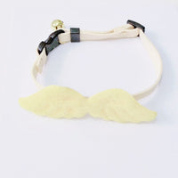 HKM-1826493 Adjustable Dog Collar with Bell and Angel Wings in Multiple Colors