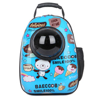 HKM-1826749 Transparent Space Capsule Pet Backpack for Cats and Small Dogs with Acrylic Cover, Multi-Color Options