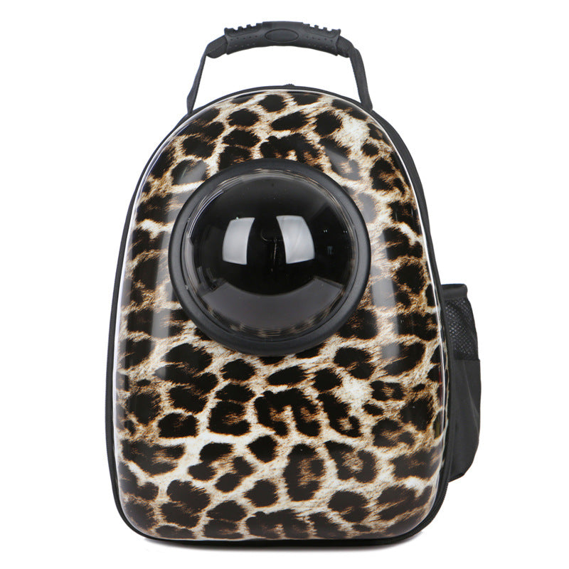 HKM-1826749 Transparent Space Capsule Pet Backpack for Cats and Small Dogs with Acrylic Cover, Multi-Color Options