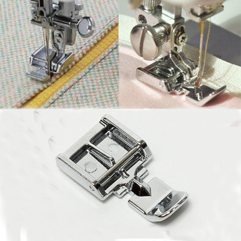 HKM-182739 Single-Sided Zipper Foot Accessory for Home Sewing Machines - Model 7306
