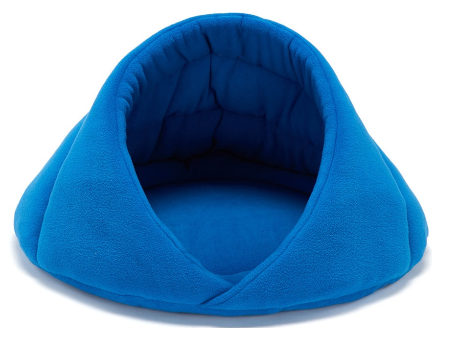 HKM-1828541 Cozy Fleece Pet Nest for Dogs - Soft, Warm Kennel Mat with Supportive Fiberglass Rod
