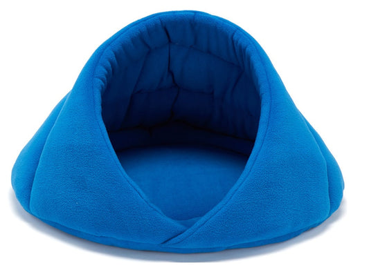 HKM-1828541 Cozy Fleece Pet Nest for Dogs - Soft, Warm Kennel Mat with Supportive Fiberglass Rod