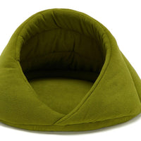 HKM-1828541 Cozy Fleece Pet Nest for Dogs - Soft, Warm Kennel Mat with Supportive Fiberglass Rod