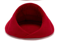 HKM-1828541 Cozy Fleece Pet Nest for Dogs - Soft, Warm Kennel Mat with Supportive Fiberglass Rod