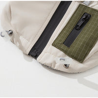 HKM-1829053 Outdoor Adventure Vest for Small and Medium Dogs, Warm Cotton Windbreaker with Leash Ring and Secure Pocket