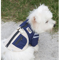 HKM-1829053 Outdoor Adventure Vest for Small and Medium Dogs, Warm Cotton Windbreaker with Leash Ring and Secure Pocket