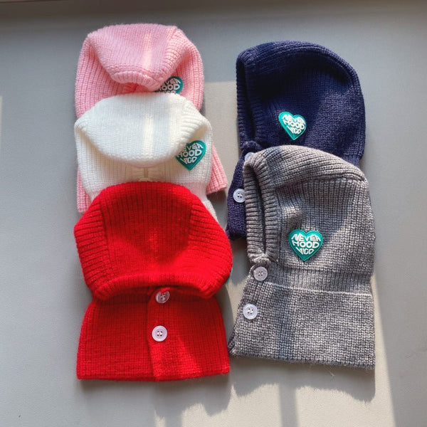 HKM-1829309 Knitted Pet Hat for Autumn and Winter - Monochrome Wool Fashion Accessory in Multiple Colors and Sizes