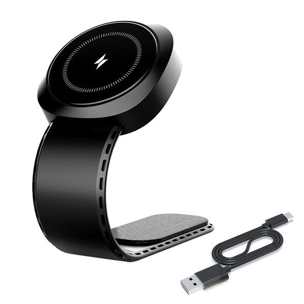 HKM-182931 Magnetic Wireless Charger for Mobile Phones - Universal Black Design