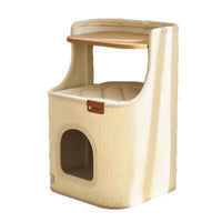 HKM-1830461 Sisal Cat Sleeping Barrel in Roman Holiday Color - Minimalist Square Design