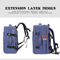 HKM-183123 Large Capacity 17-Inch Waterproof Nylon Laptop Backpack with Extension Layer for Students