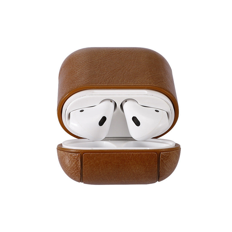 HKM-183251 Silicone Protective Cover for Universal AirPods – Compatible with Generations One and Two in Black, Red, Light Brown, Dark Brown