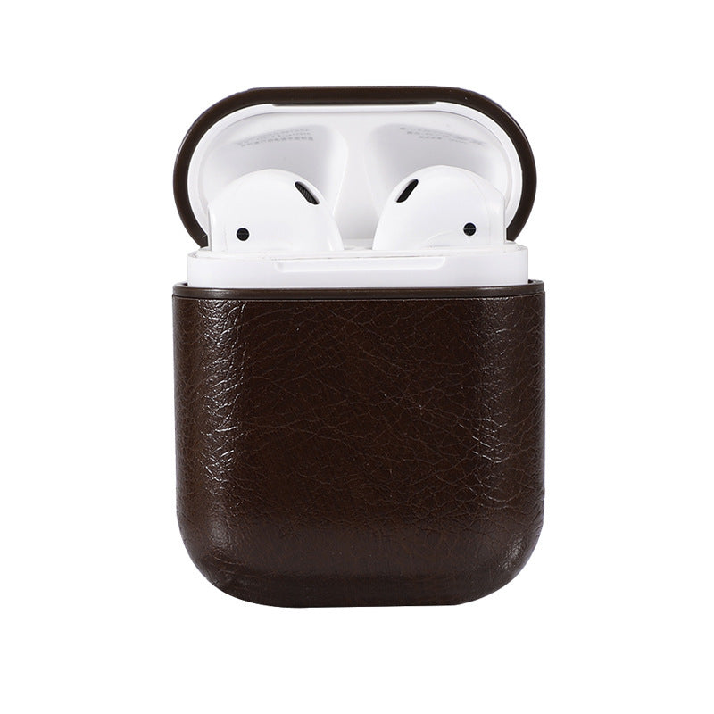 HKM-183251 Silicone Protective Cover for Universal AirPods – Compatible with Generations One and Two in Black, Red, Light Brown, Dark Brown
