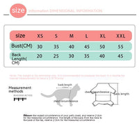 HKM-1832637 Colorful Autumn and Winter Plush Pet Clothes for Cats, XS to L Size Options