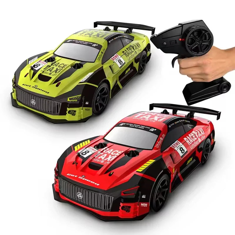 HKM-183315 4x4 Mini RC Racing Car with 360° Drifting, Lights, and Remote Control for Kids
