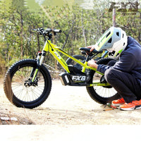 HKM-183315 800W Electric Balance Bike for Kids, 20 Inch E-Scooter for Ages 8-15, Aluminum Alloy Frame, 3-Speed, Hydraulic Disc Brakes