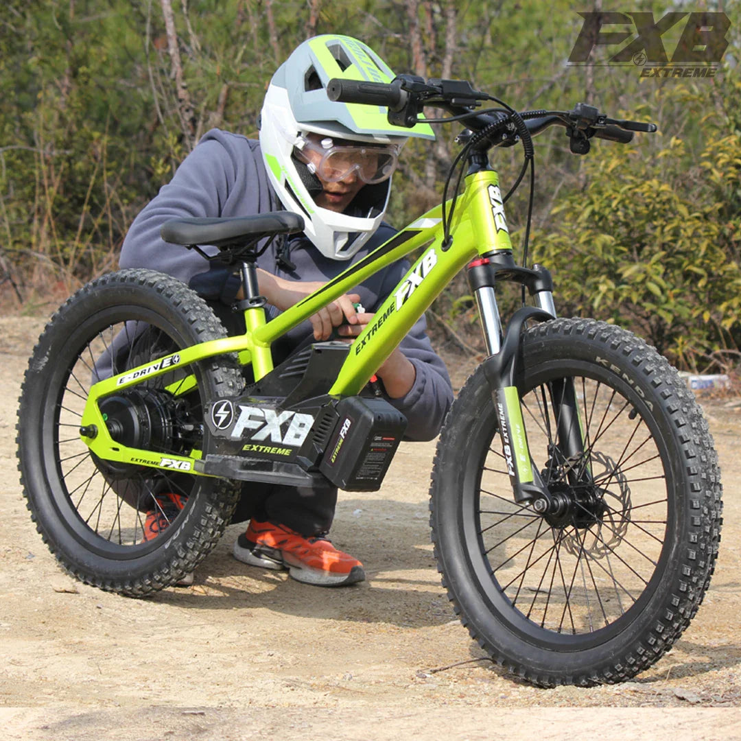 HKM-183315 800W Electric Balance Bike for Kids, 20 Inch E-Scooter for Ages 8-15, Aluminum Alloy Frame, 3-Speed, Hydraulic Disc Brakes