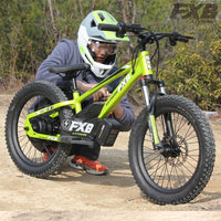 HKM-183315 800W Electric Balance Bike for Kids, 20 Inch E-Scooter for Ages 8-15, Aluminum Alloy Frame, 3-Speed, Hydraulic Disc Brakes