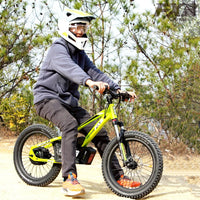 HKM-183315 800W Electric Balance Bike for Kids, 20 Inch E-Scooter for Ages 8-15, Aluminum Alloy Frame, 3-Speed, Hydraulic Disc Brakes