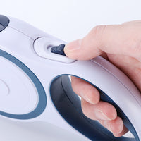 HKM-1834045 Portable Automatic Retractable Pet Leash - Durable 304 Stainless Steel & ABS Design in Blue