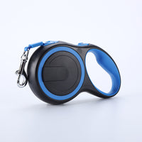 HKM-1834045 Portable Automatic Retractable Pet Leash - Durable 304 Stainless Steel & ABS Design in Blue