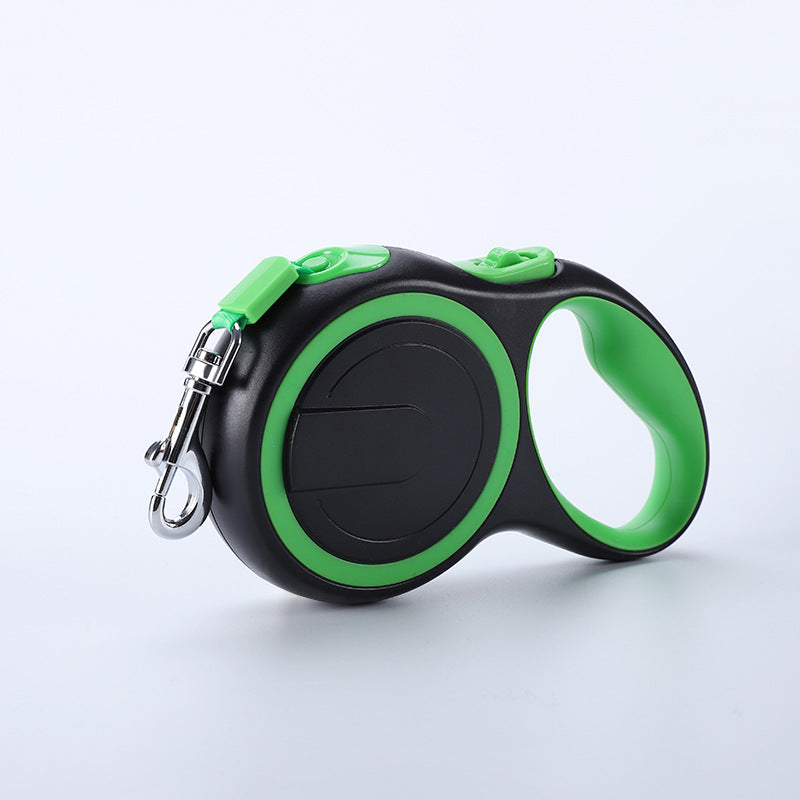HKM-1834045 Portable Automatic Retractable Pet Leash - Durable 304 Stainless Steel & ABS Design in Blue