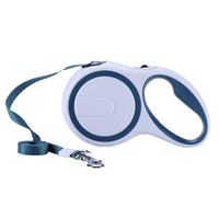 HKM-1834045 Portable Automatic Retractable Pet Leash - Durable 304 Stainless Steel & ABS Design in Blue