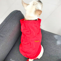 HKM-1834429 Dog Sunscreen Shirt - Casual Cotton Outfit in Black and Red, Suitable for All Dogs