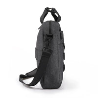 HKM-183443 Lightweight Casual Fabric Briefcase with Shoulder Strap for Men