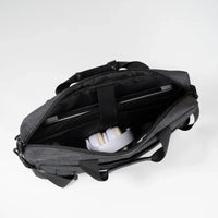 HKM-183443 Lightweight Casual Fabric Briefcase with Shoulder Strap for Men