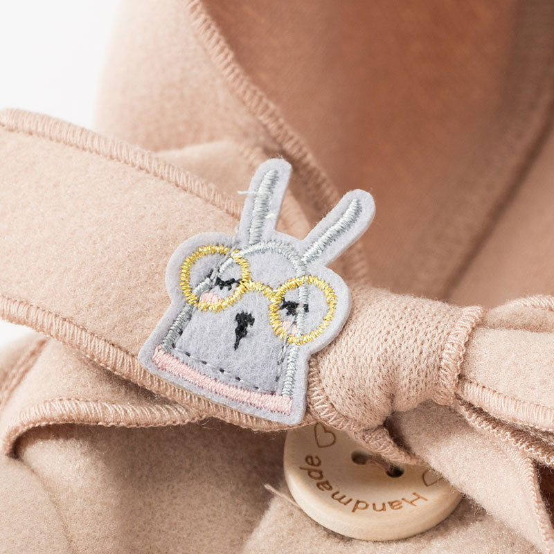 HKM-1834685 Cozy Wool Bichon Puppy Coat - European and American Style Cotton Jacket for All Breeds