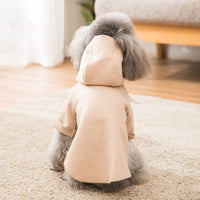 HKM-1834685 Cozy Wool Bichon Puppy Coat - European and American Style Cotton Jacket for All Breeds