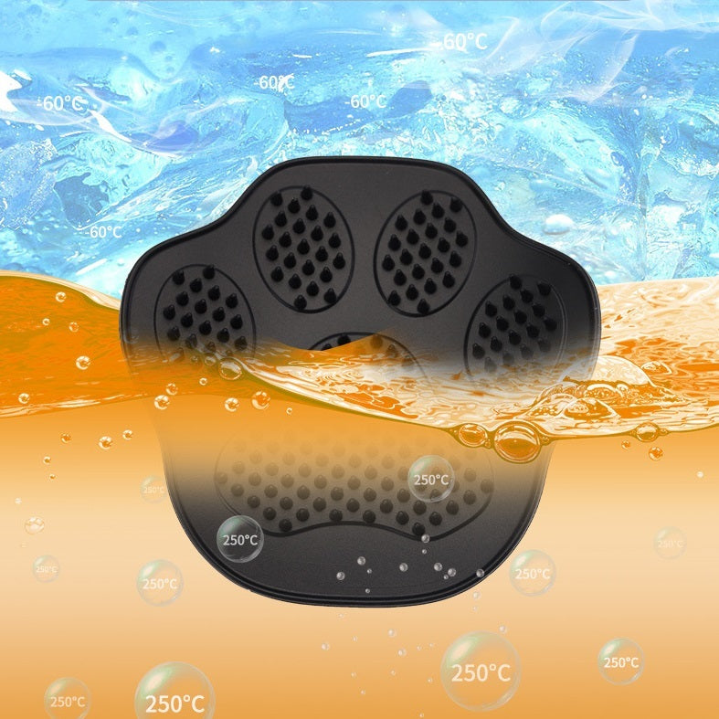 HKM-183571 Silicone Multifunctional Pet Bath Brush for Bathing and Massaging Pets